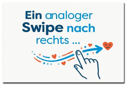 Bild von Ein analoger Swipe