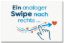 Bild von Ein analoger Swipe