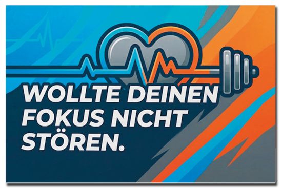 Bild von Deinen Fokus nicht stören