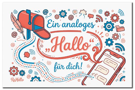 Bild von Ein analoges "Hallo" für dich!